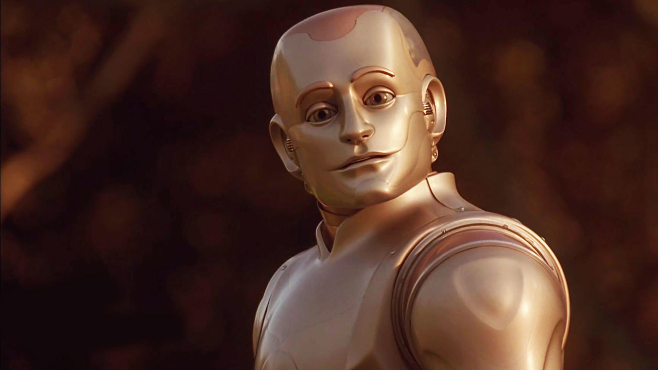Humanoid robot in industrial setting